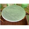 Image 2 : Carrara Marble Table w/ Bruni 4 Table Base 36" Dia, 30"H