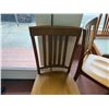 Image 3 : Qty 2 Wooden Chairs w/ Slatted Backs 17" x 37"H