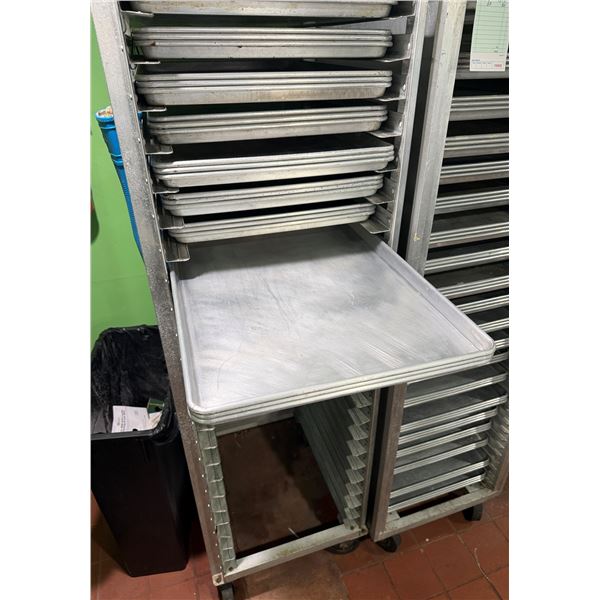Qty 30 Metal Sheet Pans 17.5" x 25.5" (rack not included)