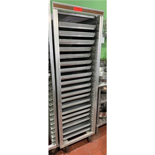 Rolling Commercial Sheet Pan Rack 21"W (pans not included)
