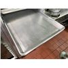 Image 2 : Qty 57 Metal Sheet Pans - Some Perforated 17.5" x 25.5" (rack not included)