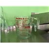 Image 2 : Qty Approx. 11 Pyrex Measuring Cups, Misc Sizes