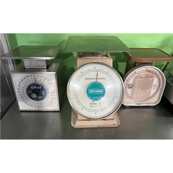 Qty 3 Weight Scales: Edlund, Douglas Homs & Pelouze