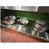 Image 6 : Multiple Metal Mixing Bowls, Misc Sizes (shelf not included)