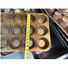 Image 3 : Qty 12 Muffin Pans 13.5" x 18"