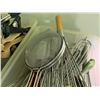 Image 3 : Qty 2 Bins Multiple Kitchen Utensils: Whisks, Strainers, Spatulas, Tongs, Spoons, etc