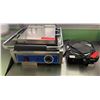 Image 1 : Globe GPG10 Commercial Panini Grill & Aroma Single Burner Hot Plate