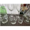 Image 3 : Multiple Libby Glassware: Wine Goblets, Champagne Glasses, Tea Glasses, Snifters, etc Misc Sizes