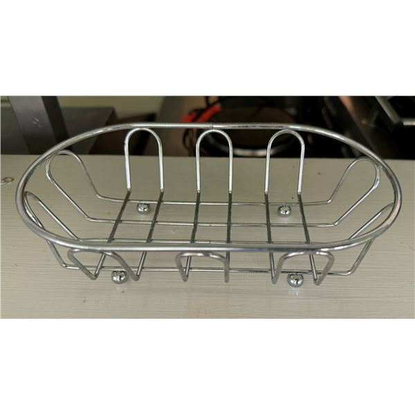 Qty 14 Oblong Metal Wire Bread Baskets 8"L