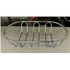 Image 1 : Qty 14 Oblong Metal Wire Bread Baskets 8"L