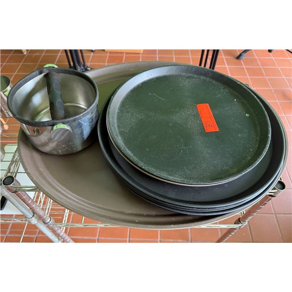 Multiple Round Trays, Misc Sizes & Metal Espresso Knock Box