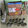 Image 1 : Qty 11 Metal Cream Pitchers, 7 Salt & Pepper Grinders, Glass Condiment Containers, etc Misc Sizes