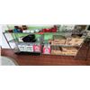 Image 1 : Qty 2 Metal Wire Mesh 3-Tier Shelving Units 48" x 18" x 35"H (contents not included)