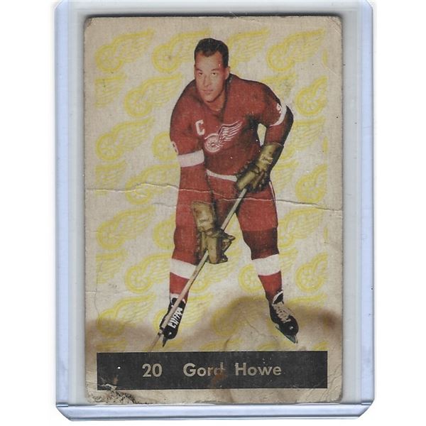 Gord - Gordie - Howe 1961-62 Parkhurst Hockey card #20