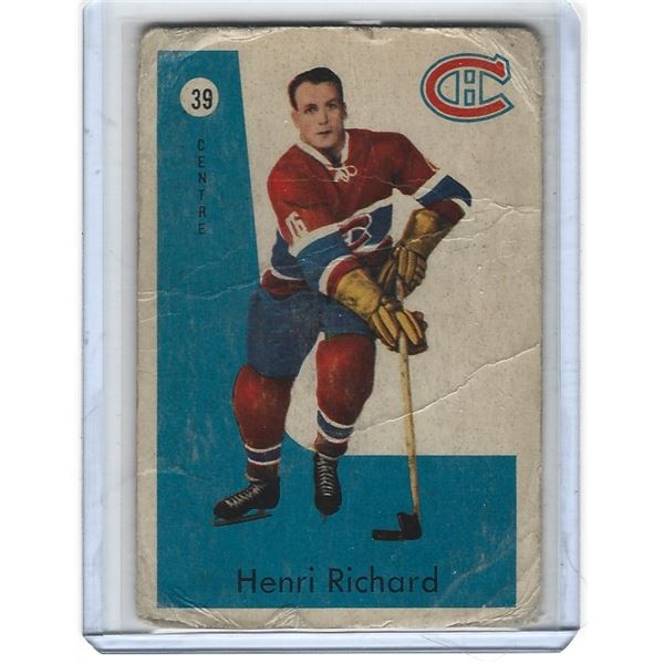 Henri Richard 1959-60 Parkhurst Hockey card #39
