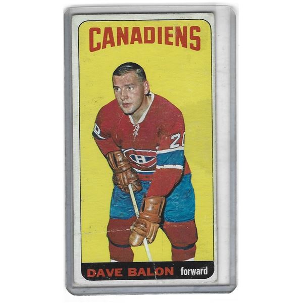 Dave Balon 1964-65 Topps Hockey card #37