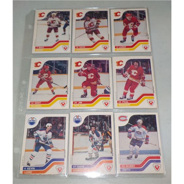 Lot of 9 1983-84 Vachon NHL Hockey cards