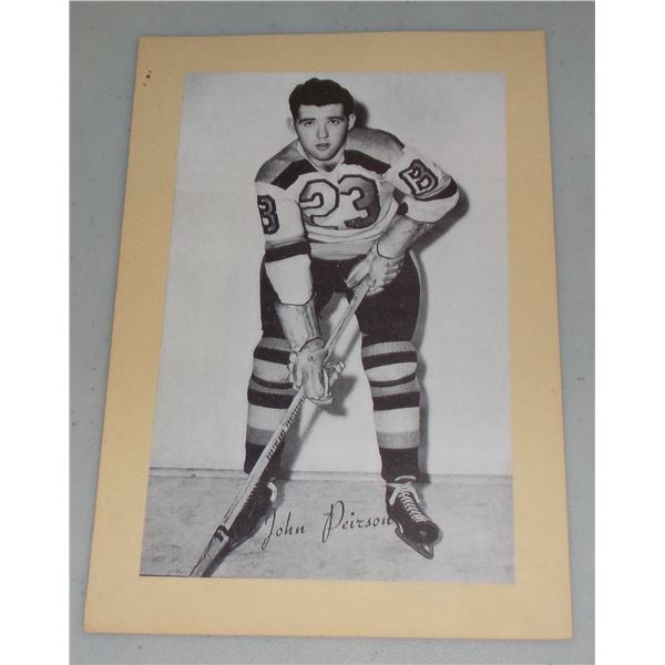 1944-64 Bee Hive Hockey Photos Group 2 NNO John Peirson VAR