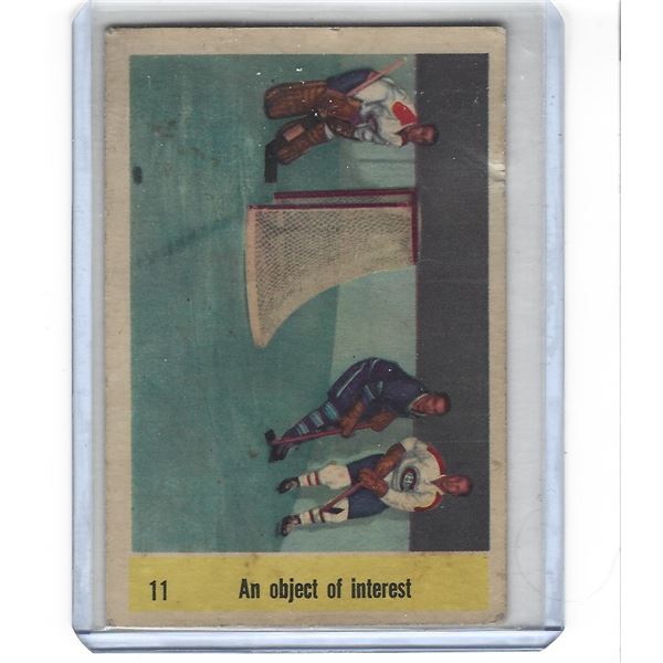 1958-59 Parkhurst Hockey #11 An object of interest