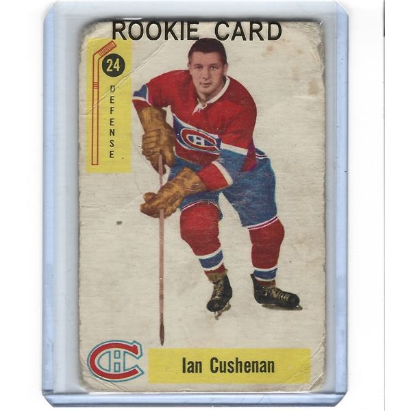 Ian Cushenan 1958-59 Parkhurst Hockey Rookie card #24