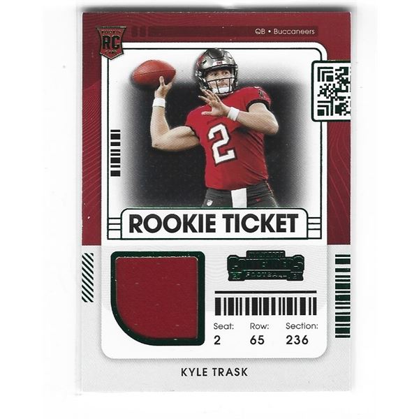 Kyle Trask 2021 Contenders Rookie Ticket Jersey card RTS-KTR