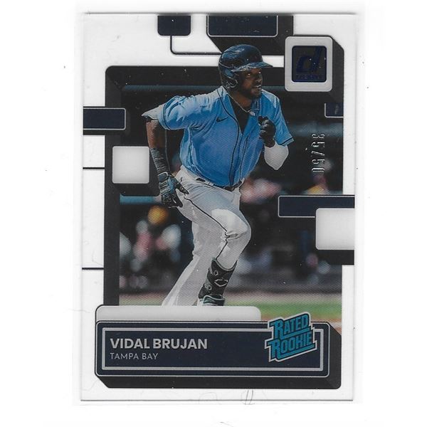 Vidal Brujah 2022 Clearly Donruss Rated Rookie card #64 #d 35/50