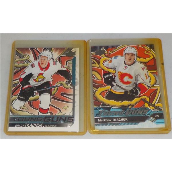 Brady & Keith Tkachuk 2024-25 Upper Deck Hockey Rookie Renewed cards
