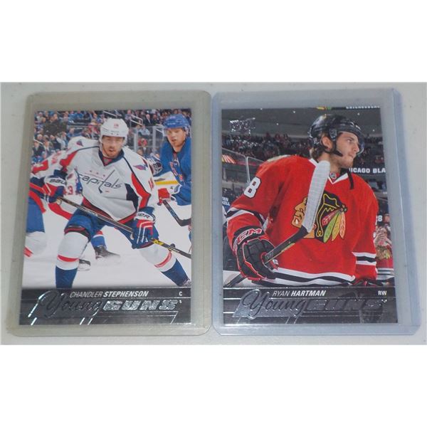 Lot of 2 2015-16 Upper Deck Young Guns Rookie cards