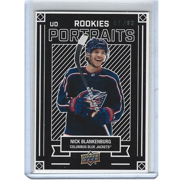 Nick Blankenberg Upper Deck Rookies Portraits #d 87/99