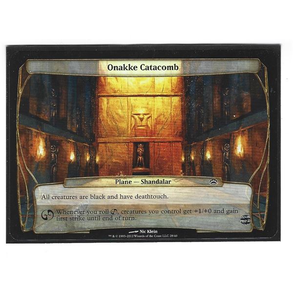 Magic The Gathering Planechase Onakke Catacomb