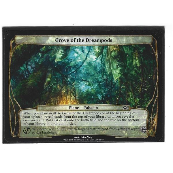 Magic The Gathering Planechase Grove of the Dreampods