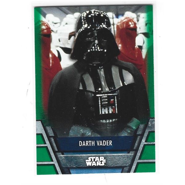 2020 Topps Star Wars Holocron card EMP-5 Darth Vader Green parallel
