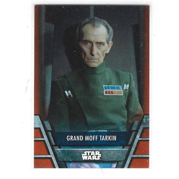 2020 Topps Star Wars Holocron card EMP-2 Grand Moff Tarkin Orange #d 52/99