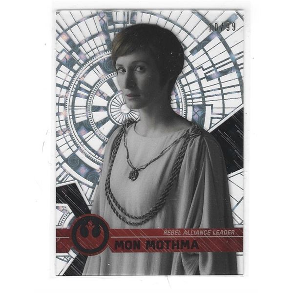Topps Star Wars High Tek card #61 Mon Mothma #d 10/99