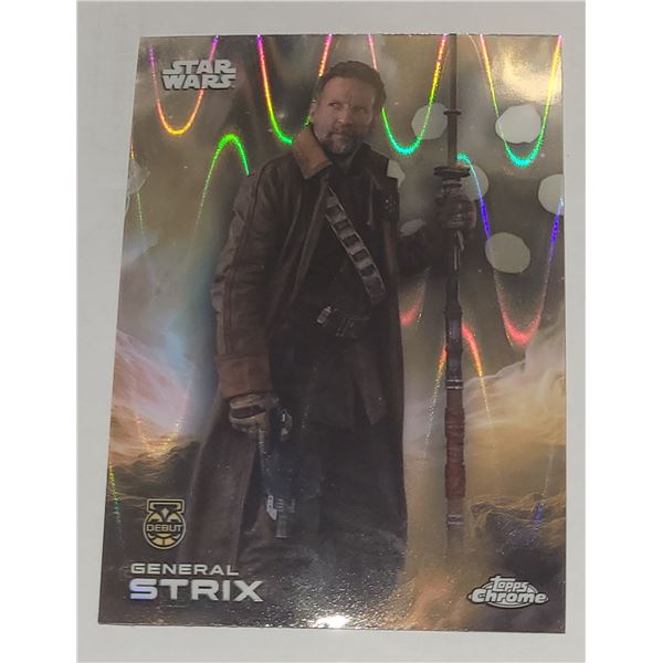 2025 Topps Chrome Star Wars RayWave Refractor card #120 General Strix