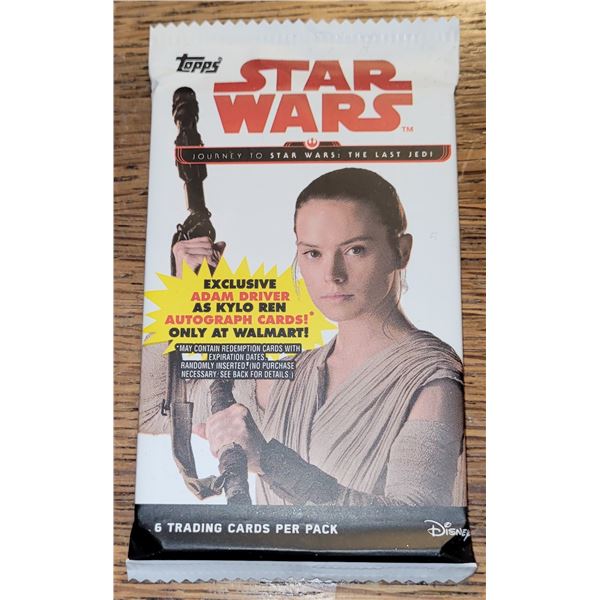 2017 Topps Star Wars Journey To The Last Jedi pack