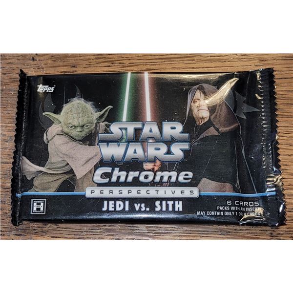 Star Wars Chrome Perspectives Jedi Vs Sith trading cards Pack