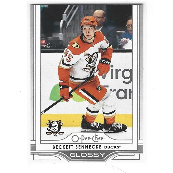 Beckett Sennecke 2025-26 Upper Deck O-Pee-Chee Glossy Rookie card OG-46