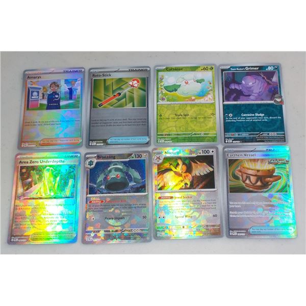 Lot of 8 Pokemon cards Holos & Reverse Holos