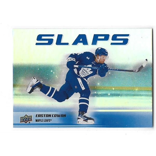 Easton Cowan 2025-26 Upper Deck Slaps Rookie Insert card SL-2