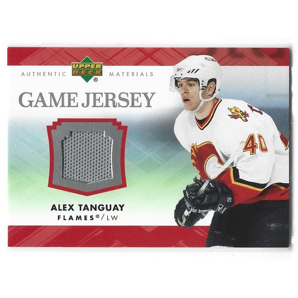 Alex Tanguay 2007-08 Upper Deck Game Jersey card J-AT