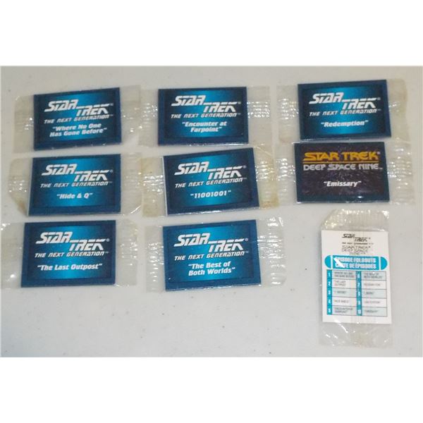 Lot of 10 Hostess Star Trek Mini Fold Outs