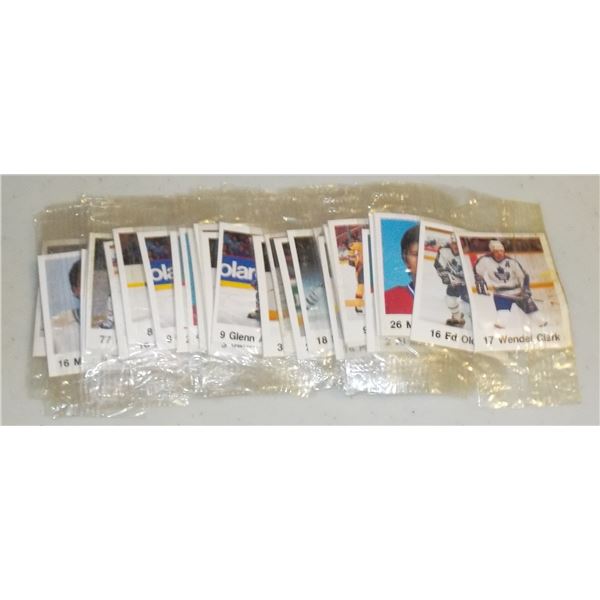 Big lot of 1988 NHL Stickers with Clark & More