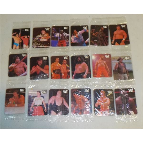Lot of 18 Hostess WWF Wrestlemania Stickers