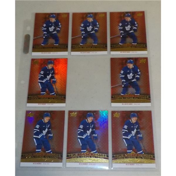 Lot of 8 2025-26 Tim Hortons True North Heroes - 4 Marner & 4 Nylander
