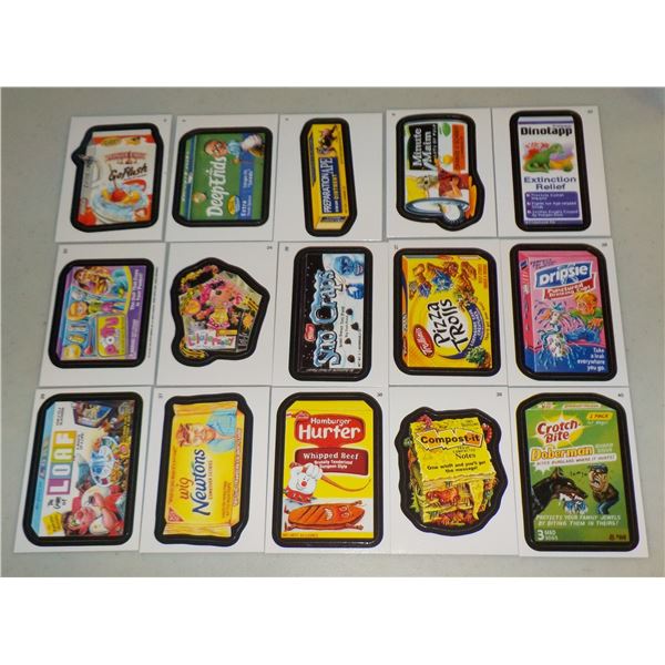 Lot of 15 2013 Topps Wacky Packages Stickers