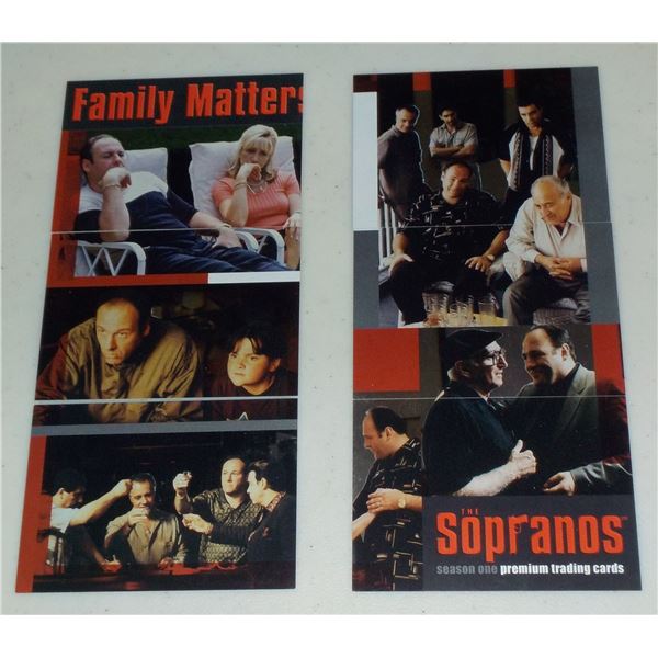 Lot of 6 The Sopranos Season One Family Matters cards