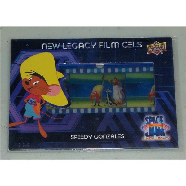 2021 Upper Deck Space Jam A New Legacy Film Cel card FC-5 Speedy Gonzales