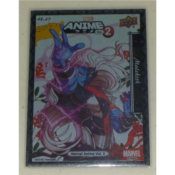 2023 Upper Deck Marvel Anime Vol. 2 Hanafuda card H-37 Malekith SP 1:380