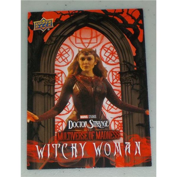 2023 Upper Deck Doctor Strange Multiverse of Madness Witchy Woman card WW-5 Scarlet Witch